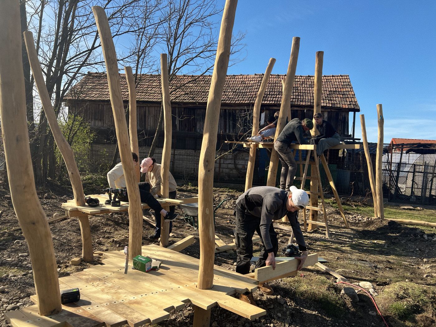 Spielplatz-Projekt in Aiud, Rumänien
